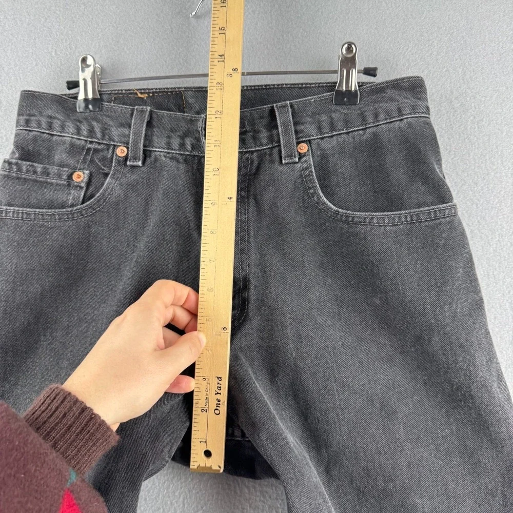 Vintage Levis Jeans Mens 31x32 (Fits 29x28) Black 560‎ Loose Tapered USA Made